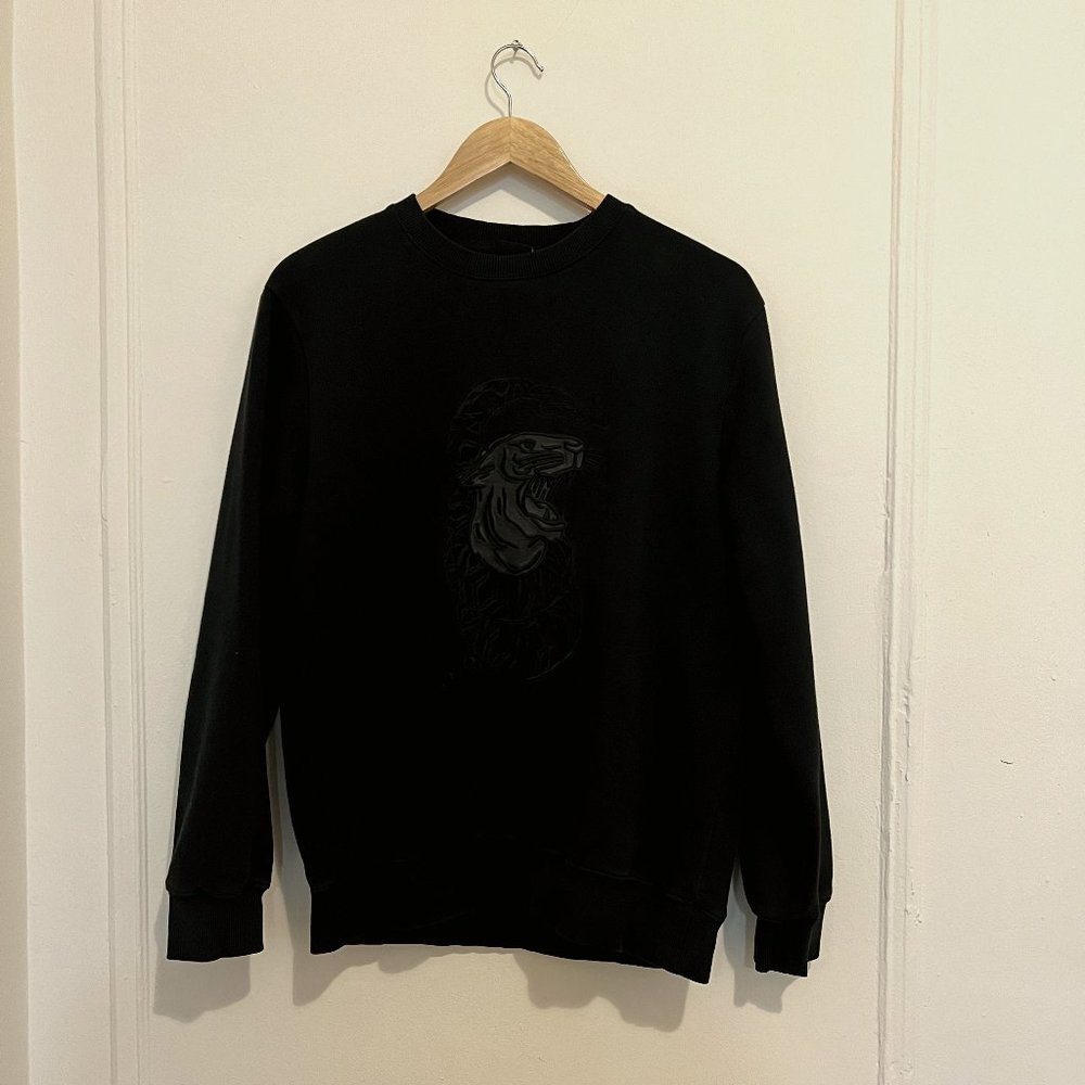 H&M X The Weekend Rare "XO" Black Crewneck Sweatshirt - Men's Small